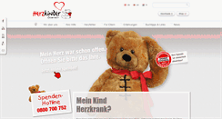 Desktop Screenshot of herzkinder.at